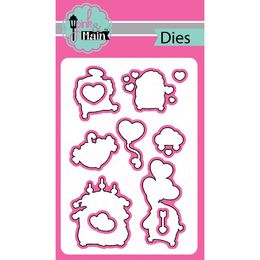 Pink & Main Dies - Hedgehugs PNM129