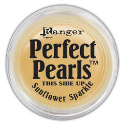 Ranger Perfect Pearls Pigment Powder .25oz - Sunflower Sparkle