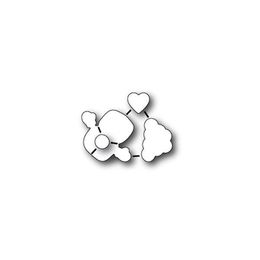 Poppystamps Die - LOVE NEVER MELTS 1456