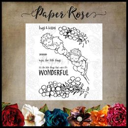 Paper Rose Snugglepot & Cuddlepie Clear Stamp - Little Things 17535