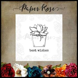 Paper Rose Clear Stamp - Cactus Wishes 17892