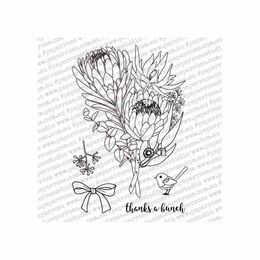 Paper Rose Clear Stamp - Thanks a Bunch 18075