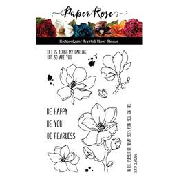 Paper Rose Clear Stamp - Lovely Florals Magnolia (4x6) 18186