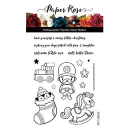 Paper Rose Clear Stamp - Merry Little Christmas Ornaments (4x6”) 18345