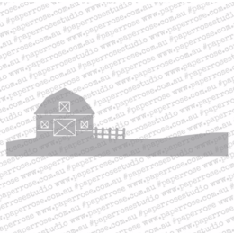Paper Rose Dies - Farm Border 2 Barn 18789