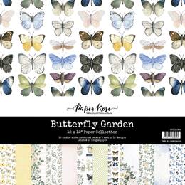 Paper Rose 12x12 Paper Collection - Butterfly Garden 25054