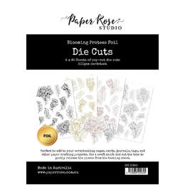 Paper Rose Foil Die Cuts - Blooming Proteas 30822