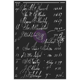 Finnabair Stencil 6x9in - Calculations PSTEN6X9-69882