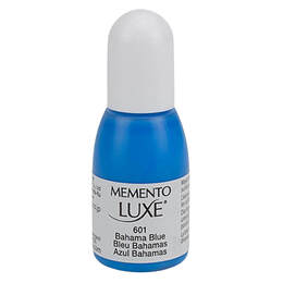 Tsukineko Memento Luxe Reinker - Bahama Blue RL-000-601