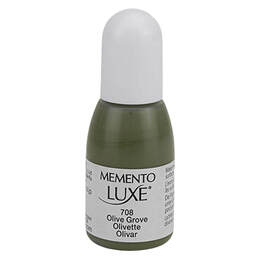 Tsukineko Memento Luxe Reinker - Olive Grove RL-000-708