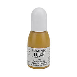 Tsukineko Memento Luxe Reinker - Peanut Brittle RL-000-802