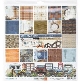 49 And Market Collection Pack 12"X12" - Rust & Revs 2.0