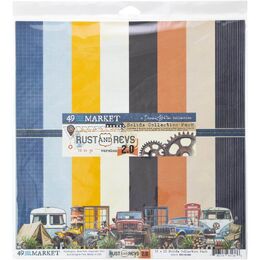 49 And Market Collection Pack Solids 12"X12" - Rust & Revs 2.0 Solids