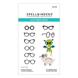 Spellbinders Etched Dies - Monster Birthday Collection - Smart Glasses S2-379