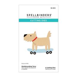 Spellbinders Etched Dies - Out and About Collection - Skateboarding Terry S2-404