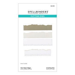 Spellbinders Etched Dies - Take Note Collection - Torn Paper Edges S2-444
