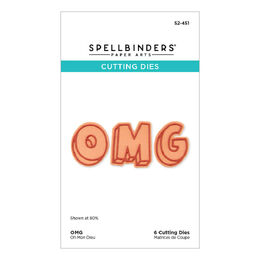 Spellbinders Etched Dies - OMG S2-451