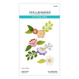 Spellbinders Etched Dies - Petal Fresh S3-573