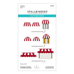 Spellbinders Etched Dies - Everyday Awnings (by Yana Smakula) S3-579
