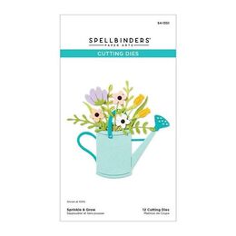 Spellbinders Etched Dies - Out and About Collection - Sprinkle & Grow S4-1351