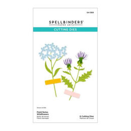 Spellbinders Etched Dies - Field Notes Collection - Field Notes Wildflowers S4-1369