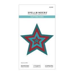 Spellbinders Etched Dies - All About Christmas Collection - Essential Stars (by Lisa Horton) S4-1451