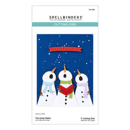 Spellbinders Dies - Wonderland Collection - The Snow Notes S4-1461