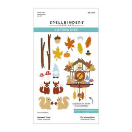 Spellbinders Etched Dies - Cuckoo Cottage Collection - Harvest Time S4-1473