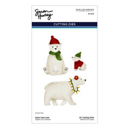 Spellbinders Dies - North Pole Friends Collection - Polar Bear Pals (by Simon Hurley) S4-1475