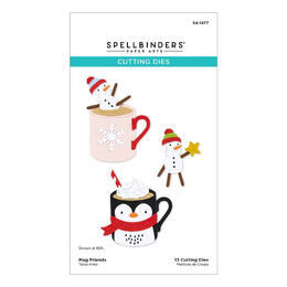Spellbinders Etched Dies - Mug Friends S4-1477