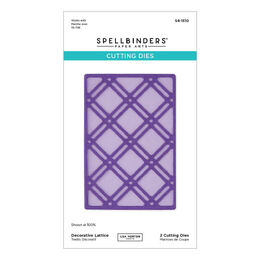 Spellbinders Etched Dies - Decorative Lattice (by Lisa Horton) S4-1510