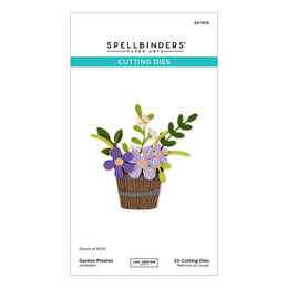 Spellbinders Etched Dies - Garden Planter (by Lisa Horton) S4-1515