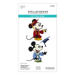 Spellbinders Etched Dies - Classic Mouse Graduation S4-1533