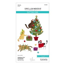 Spellbinders Etched Dies - Christmas Cats Accessories (by Yana Smakula) S4-1547