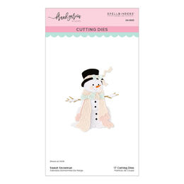 Spellbinders Etched Dies - Sweet Snowman (by Frank Garcia) S4-1563