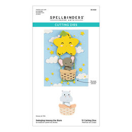 Spellbinders Etched Dies - Little Smiles Collection - Swinging Among the Stars
