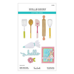 Spellbinders Etched Dies - Fluff, Frost & Roll (by Tina Smith) S5-726
