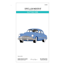 Spellbinders Etched Dies - Sedan Street Cruiser (by Mindy Eggen) S5-758