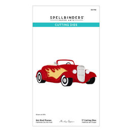 Spellbinders Etched Dies - Hot Rod Flames (by Mindy Eggen) S5-759