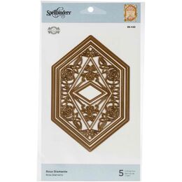 Spellbinders Flourished Fretwork Etched Die By Becca Feeken - Rosa Diamante