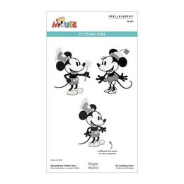 Spellbinders Etched Dies - Say Cheese Classic Mouse Collection - Steamboat Willie Duo S6-261
