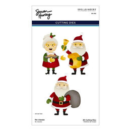 Spellbinders Dies - North Pole Friends Collection - The Clauses (by Simon Hurley) S6-262