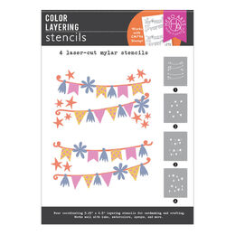 Hero Arts Stencil - Let's Celebrate Collection - Celebrate SA298