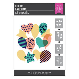 Hero Arts Stencil - Let's Celebrate Collection - Balloons SA299