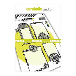 Carabelle Studio Cling Stamp A6 By Azoline - Openwork Labels SA60408