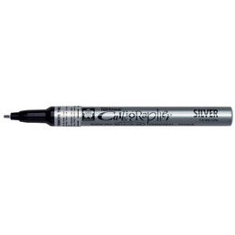 Sakura Pen-touch Calligrapher Markers - Silver 1.8 mm Fine Chisel Tip
