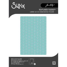 Tim Holtz Alterations 2D Texture Fades A5 Embossing Folder - Vault Snowflakes 3 (by Sizzix) SAL667251