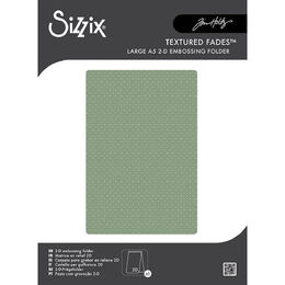 Tim Holtz Alterations 2D Texture Fades A5 Embossing Folder - Vault Dots (by Sizzix) SAL667253