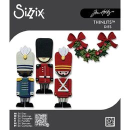 Tim Holtz Alterations Thinlits Die Set (26pk) - Yuletide Harvey by Sizzix SAL667255
