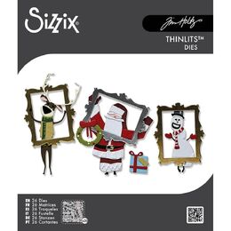 Tim Holtz Alterations Thinlits Die Set (26pk) - Vault Papercut Christmas by Sizzix SAL667256